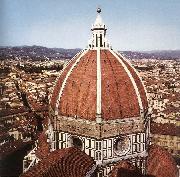 BRUNELLESCHI, Filippo Dome of the Cathedral  dfg oil